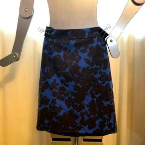 Skirt, blue & black
